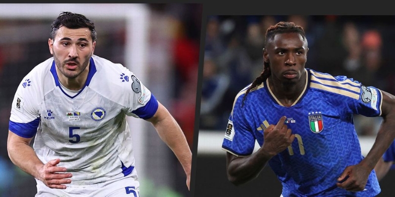 Phong độ của Bosnia & Herzegovina vs Ý mới nhất