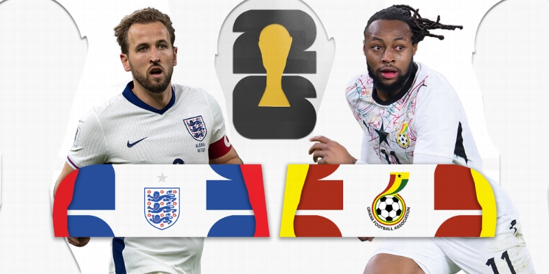 Nhận Định England Vs Ghana Lúc 03H00 Ngày 24/06 - World Cup 2 Lịch sử đối đầu sân cỏ của England vs Ghana